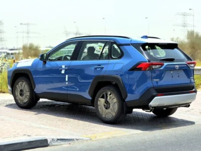 2025 Toyota RAV 4 Adventure 2.5-liter Inline-4 Cylinder Petrol Engine Blue Beige SUV GCC