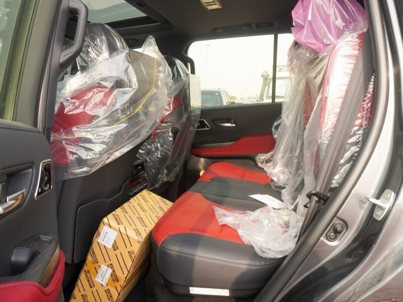 2025 Toyota Land Cruiser VXR 3.5-liter V6 Twin-Turbocharged Petrol Engine Grey Red SUV GCC