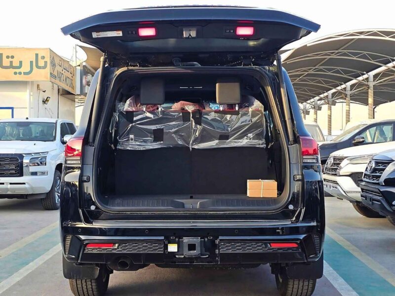 2024 Toyota Land Cruiser 3.3 Litres V6 Twin-Turbo Diesel Black Red SUV Top Variant With RADAR