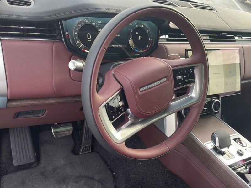 2022 Land Rover Range Rover HSE 3.0L turbocharged I6 Petrol Engine Grey Red SUV Automatic