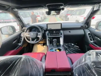 2025 Toyota Land Cruiser GR Sport 3.5-liter twin-turbocharged Petrol V6 Black Red SUV GCC