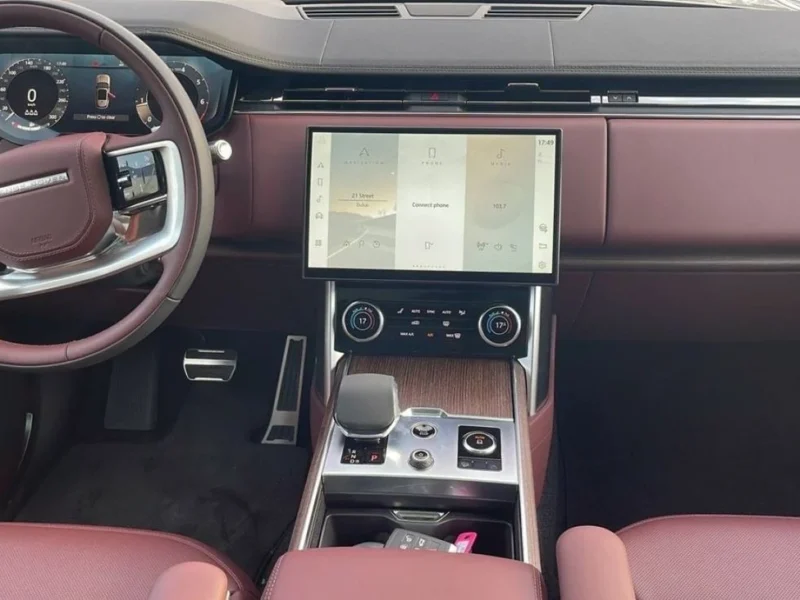 2022 Land Rover Range Rover HSE 3.0L turbocharged I6 Petrol Engine Grey Red SUV Automatic