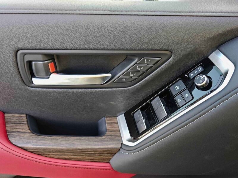 2024 Toyota Land Cruiser 3.3 Litres V6 Twin-Turbo Diesel Black Red SUV Top Variant With RADAR