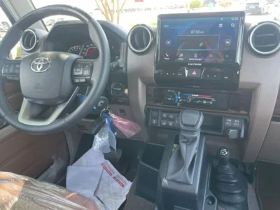 2026 Toyota Land Cruiser LC76 2.8L Turbo Diesel 4-cylinder Engine Grey Brown SUV GCC