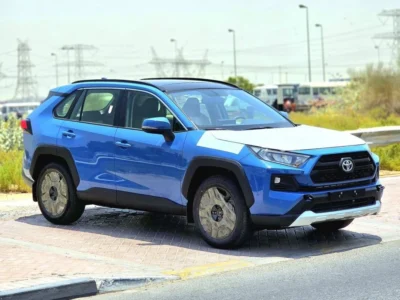 2025 Toyota RAV 4 Adventure 2.5-liter Inline-4 Cylinder Petrol Engine Blue Beige SUV GCC