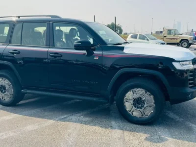 2025 Toyota Land Cruiser GR Sport 3.5-liter twin-turbocharged Petrol V6 Black Red SUV GCC