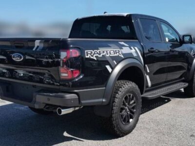 2025 Ford Ranger Raptor 3.0L EcoBoost V6 Twin-Turbo Petrol Engine Black Pickup Truck