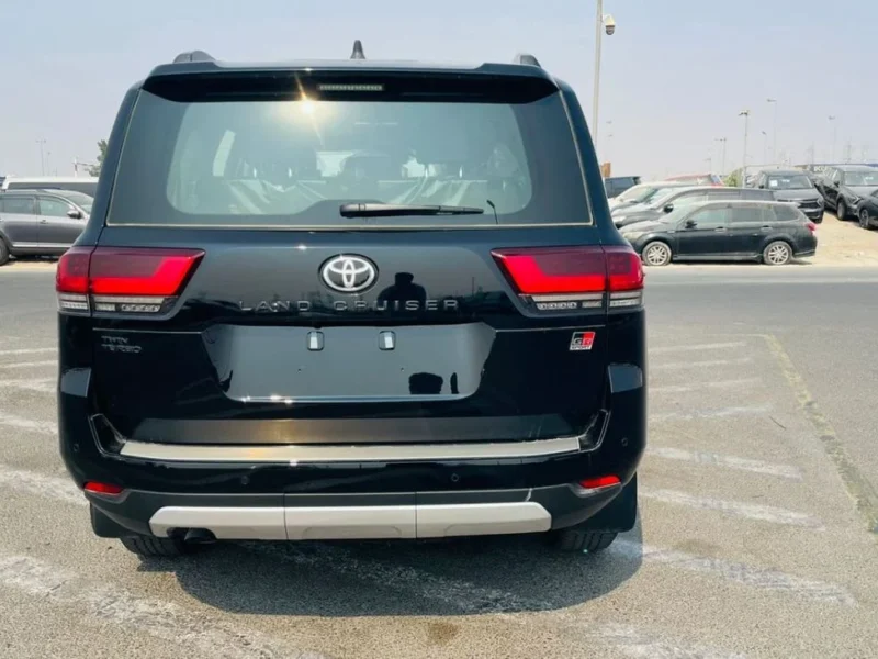 2025 Toyota Land Cruiser GR Sport 3.5-liter twin-turbocharged Petrol V6 Black Red SUV GCC