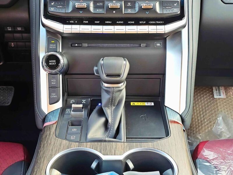 2024 Toyota Land Cruiser 3.3 Litres V6 Twin-Turbo Diesel Black Red SUV Top Variant With RADAR