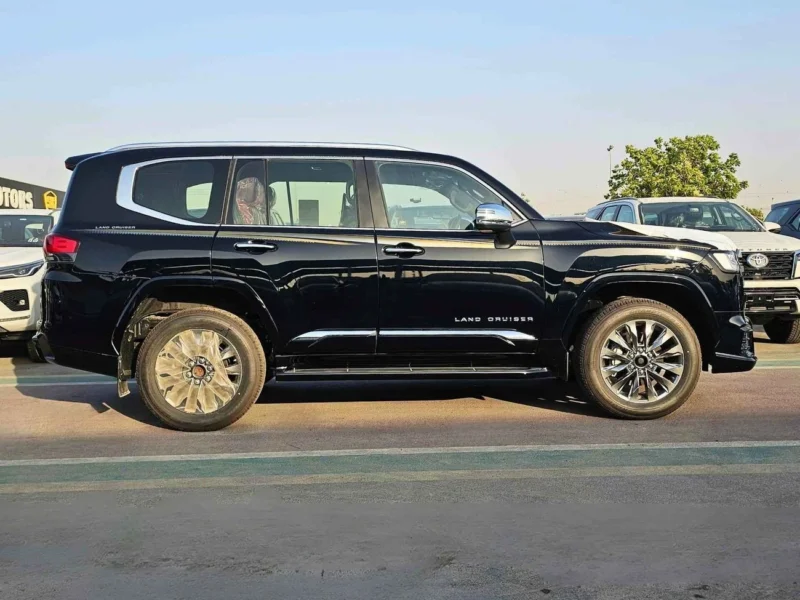 2024 Toyota Land Cruiser 3.3 Litres V6 Twin-Turbo Diesel Black Red SUV Top Variant With RADAR
