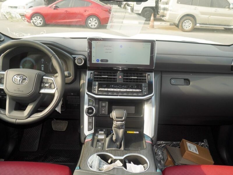 2025 Toyota Land Cruiser VXR 3.5-liter V6 Twin-Turbocharged Petrol Engine Grey Red SUV GCC