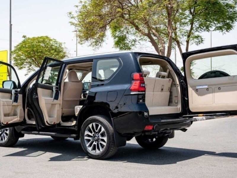 2025 Toyota Land Cruiser Prado GXR 4.0 Litres V6 Petrol Engine Black Beige SUV GCC