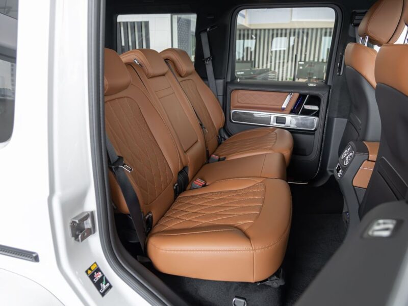 2026 Mercedes-Benz G 63 AMG 4.0L V8 Twin-Turbo Engine White Brown SUV Fully Carbon Fiber
