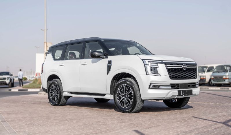 2026 Nissan Patrol SE Platinum 3.8 Litres V6 Petrol Engine White Red SUV Automatic