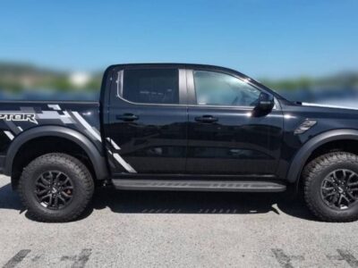 2025 Ford Ranger Raptor 3.0L EcoBoost V6 Twin-Turbo Petrol Engine Black Pickup Truck