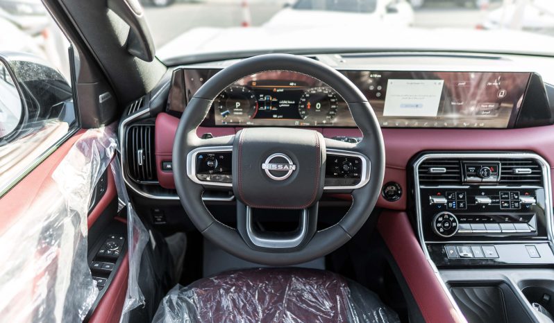 2026 Nissan Patrol SE Platinum 3.8 Litres V6 Petrol Engine White Red SUV Automatic