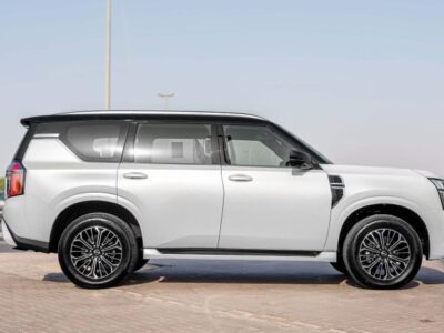 2026 Nissan Patrol SE Platinum 3.8 Litres V6 Petrol Engine White Red SUV Automatic