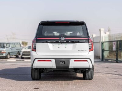 2026 Nissan Patrol SE Platinum 3.8 Litres V6 Petrol Engine White Red SUV Automatic