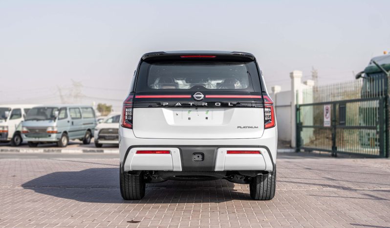 2026 Nissan Patrol SE Platinum 3.8 Litres V6 Petrol Engine White Red SUV Automatic