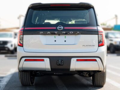 2026 Nissan Patrol SE Platinum 3.8 Litres V6 Petrol Engine Silver Red SUV Automatic