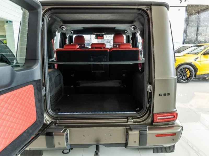 2024 Mercedes-AMG G 63 4.0L V8 Biturbo Engine Fully Loaded Grey Red SUV Special Color