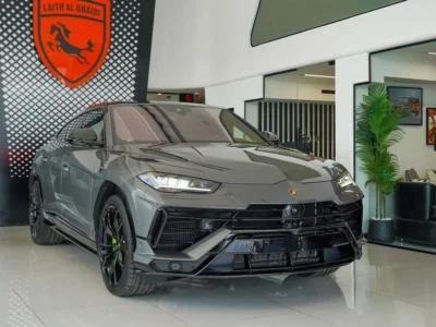 2023 Lamborghini Urus S 4.0 Litres Twin-Turbo V8 Petrol Engine Grey Black SUV
