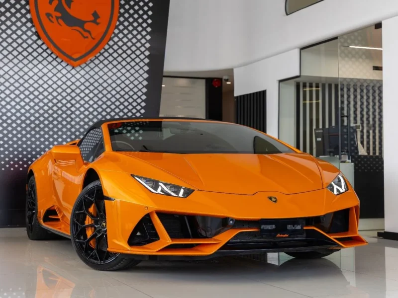 2024 Lamborghini Huracán EVO Spyder 5.2L Naturally Aspirated V10 Orange Black Coupe