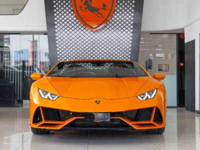 2024 Lamborghini Huracán EVO Spyder 5.2L Naturally Aspirated V10 Orange Black Coupe