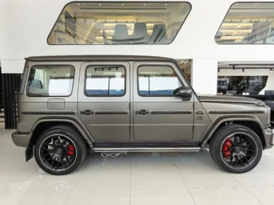 2024 Mercedes-AMG G 63 4.0L V8 Biturbo Engine Fully Loaded Grey Red SUV Special Color