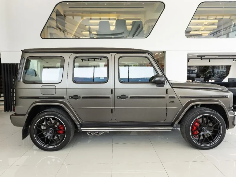 2024 Mercedes-AMG G 63 4.0L V8 Biturbo Engine Fully Loaded Grey Red SUV Special Color