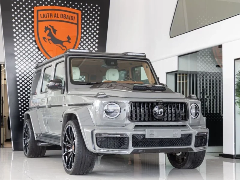 2024 Mercedes-Benz G 63 AMG 4MATIC Brabus 800 4.0L V8 Engine Grey White SUV