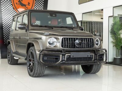 2024 Mercedes-AMG G 63 4.0L V8 Biturbo Engine Fully Loaded Grey Red SUV Special Color