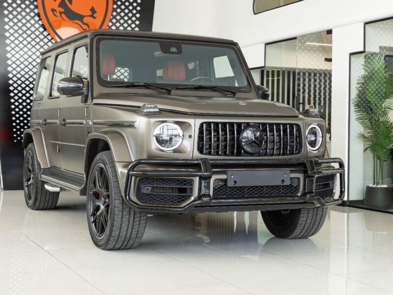 2024 Mercedes-AMG G 63 4.0L V8 Biturbo Engine Fully Loaded Grey Red SUV Special Color