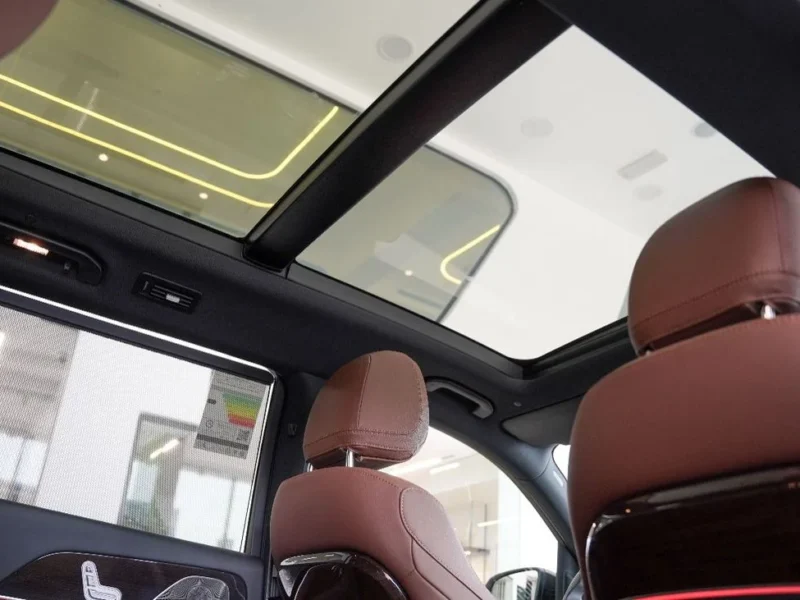 2024 Mercedes-Benz GLS 450 4MATIC 3.0L Inline-6 Turbo White Tan SUV Night Package