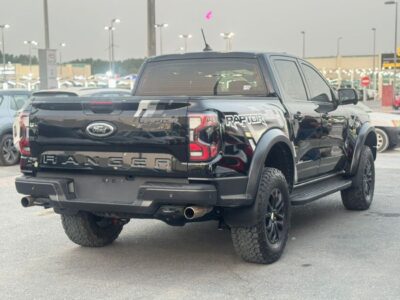 2023 Ford Ranger Raptor 3.0L Twin-Turbo Petrol V6 Engine Black Pickup Truck Automatic GCC