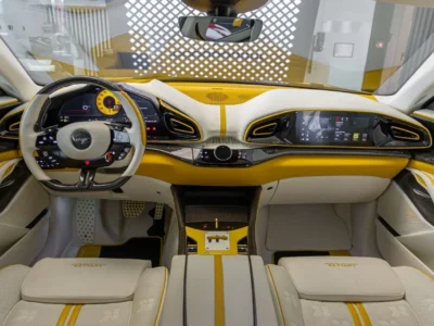 2024 Ferrari Purosangue BY KEYVANY PORRO EDITION 1 of 1 6.5L V12 Yellow Beige SUV