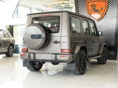 2024 Mercedes-AMG G 63 4.0L V8 Biturbo Engine Fully Loaded Grey Red SUV Special Color