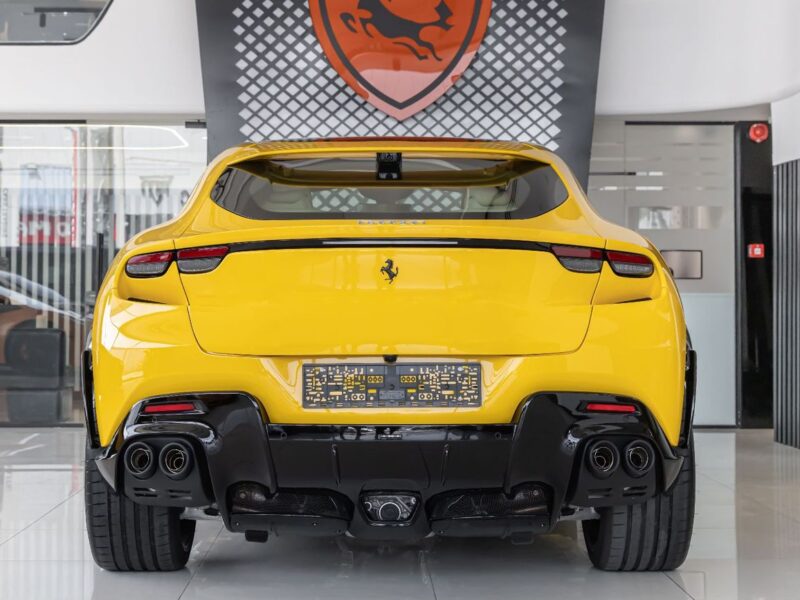 2025 Ferrari Purosangue 6.5L V12 Yellow White SUV FULL CARBON INTERIOR FULLY LOADED