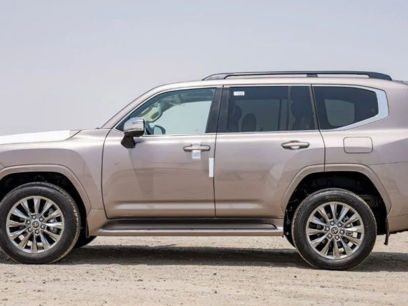 2025 Toyota Land Cruiser 3.5 Litres Twin-Turbo V6 Petrol Engine Gold Beige SUV Full Option