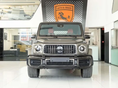 2024 Mercedes-AMG G 63 4.0L V8 Biturbo Engine Fully Loaded Grey Red SUV Special Color