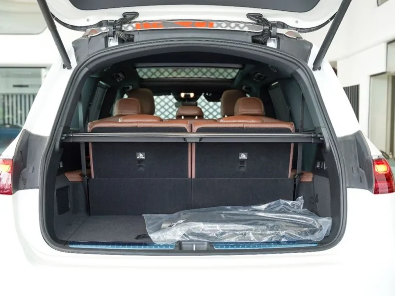 2024 Mercedes-Benz GLS 450 4MATIC 3.0L Inline-6 Turbo White Tan SUV Night Package