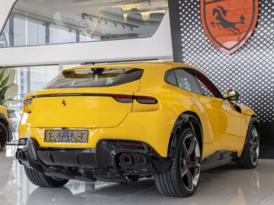 2025 Ferrari Purosangue 6.5L V12 Yellow White SUV FULL CARBON INTERIOR FULLY LOADED