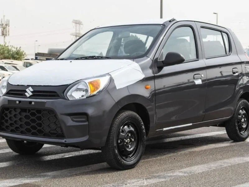 2024 Suzuki Alto GLX 0.8 Litres 2-Cylinder Petrol Engine Grey Black Hatchback Manual