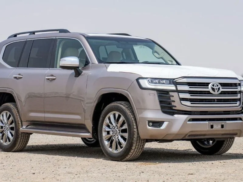 2025 Toyota Land Cruiser 3.5 Litres Twin-Turbo V6 Petrol Engine Gold Beige SUV Full Option