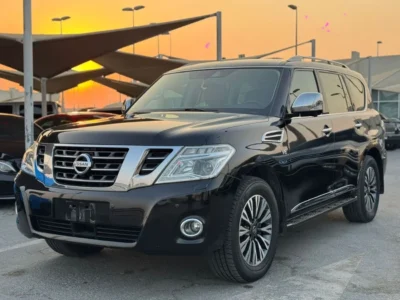 2018 Nissan Patrol LE Platinum 5.6-liter V8 Petrol Engine Black Tan SUV Automatic GCC Specs