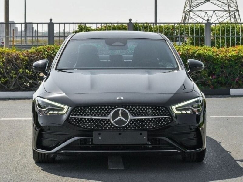 2024 Mercedes-Benz CLA 200 1.4-liter turbocharged 4-cylinder Engine Black Sedan