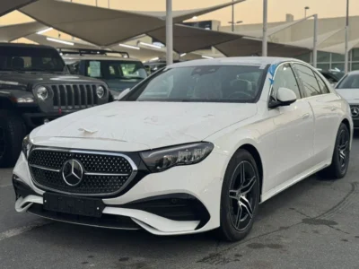 2026 Mercedes-Benz E 200 2.0-liter 4-cylinder Turbocharged Petrol Engine White Tan Sedan