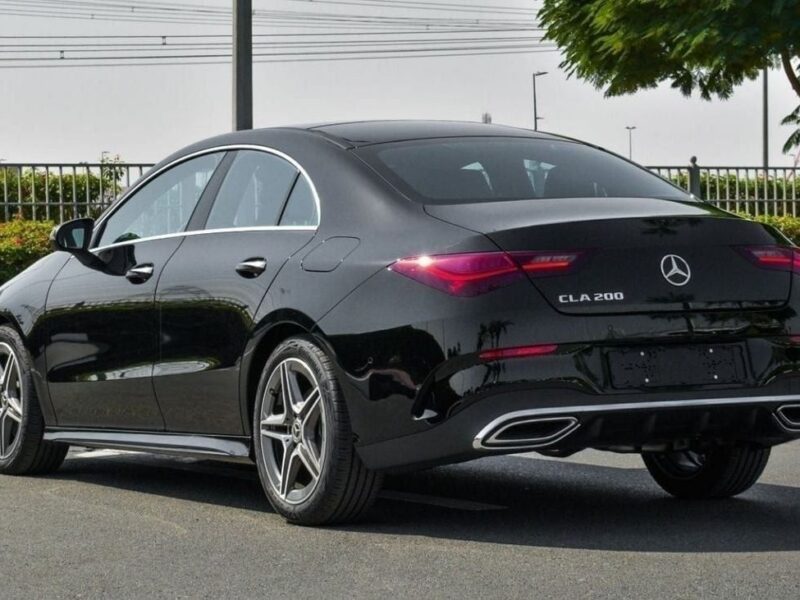 2024 Mercedes-Benz CLA 200 1.4-liter turbocharged 4-cylinder Engine Black Sedan
