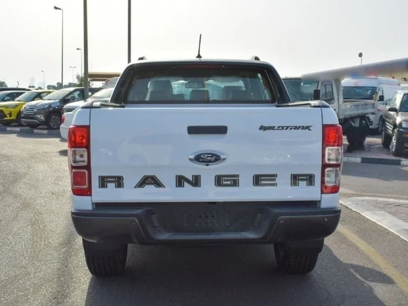 2022 Ford Ranger Wildtrak 3.2-liter 5-cylinder Turbo Diesel White Black Pickup Truck Automatic