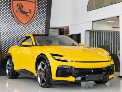 2025 Ferrari Purosangue 6.5L V12 Yellow White SUV FULL CARBON INTERIOR FULLY LOADED